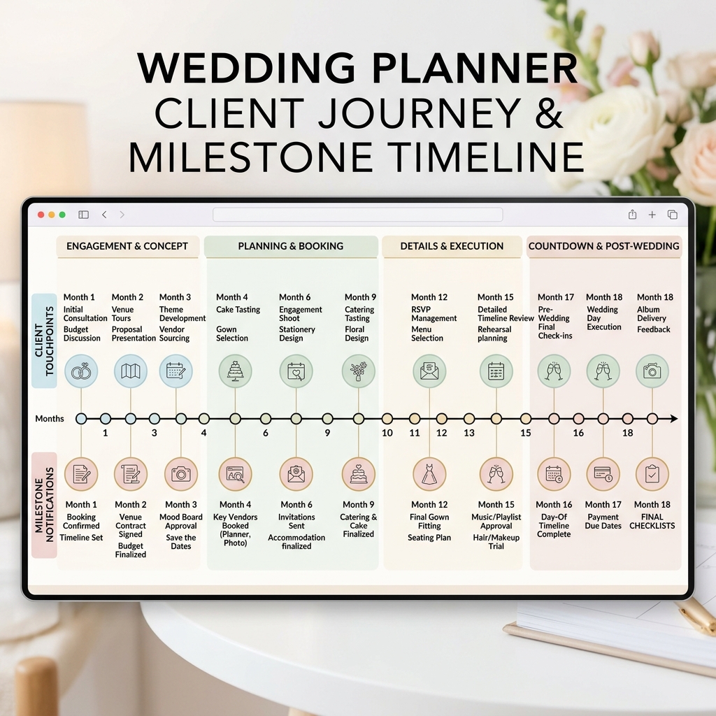 Client Communication Milestone Chart