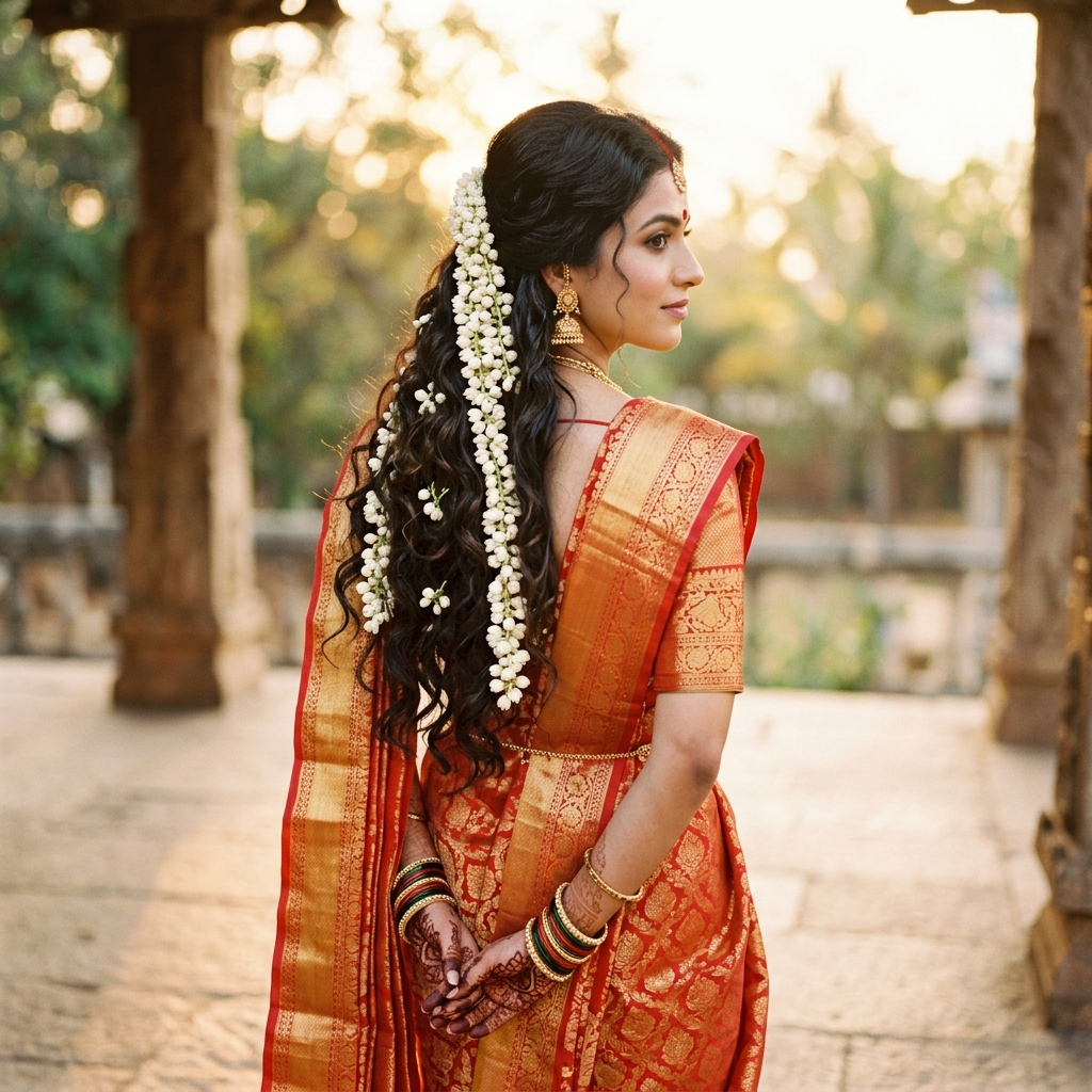 South Indian Temple Curls