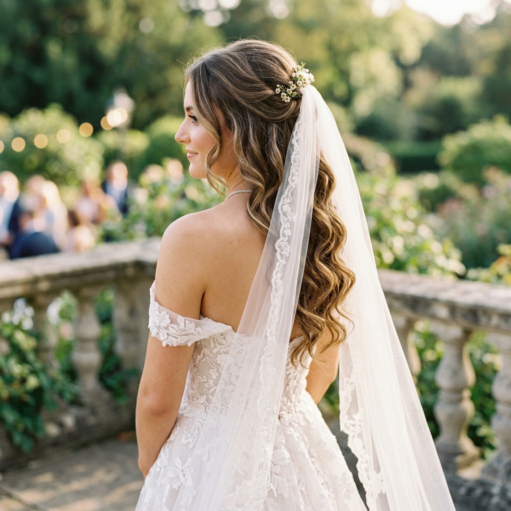 Wedding Hairstyles with a Veil