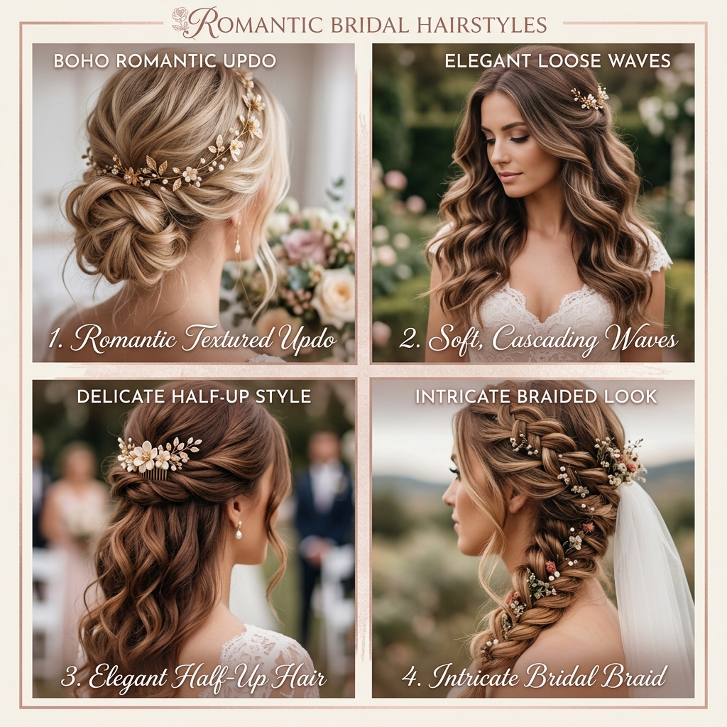 Wedding hairstyles for brides bridesmaids and guests